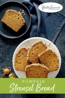 slices of Pumpkin bread on a plate