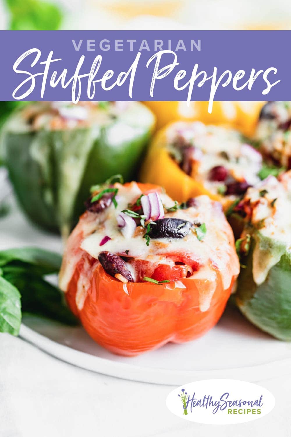 Easy Vegetarian Stuffed Peppers Recipe Healthy Seasonal Recipes