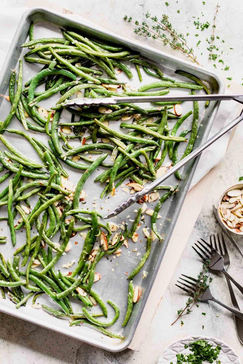 Roasted Green Beans With Almonds Healthy Seasonal Recipes