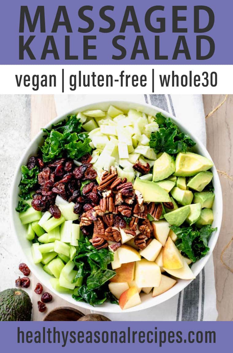 Massaged Kale Salad with Apple Healthy Seasonal Recipes