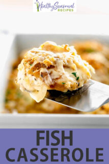 fish casserole text overlay