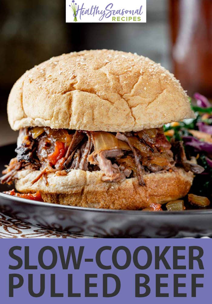 SlowCooker Barbecue Pulled Beef Healthy Seasonal Recipes