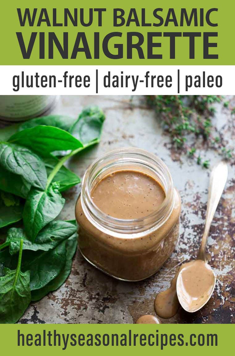 Homemade Balsamic Vinaigrette with Walnut Oil Healthy Seasonal Recipes