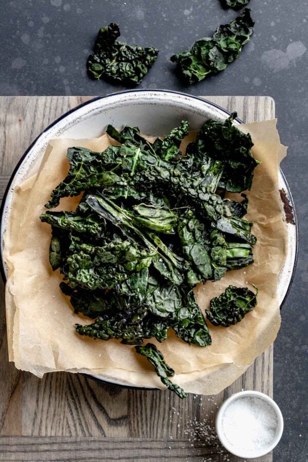 Crispy Lacinato Kale Chips Healthy Seasonal Recipes