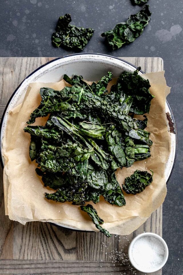 Crispy Lacinato Kale Chips Healthy Seasonal Recipes