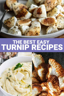 turnip recipe collage