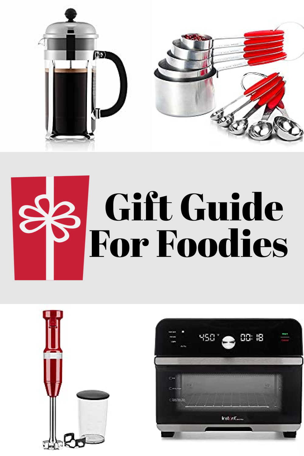 holiday gift guide collage with text