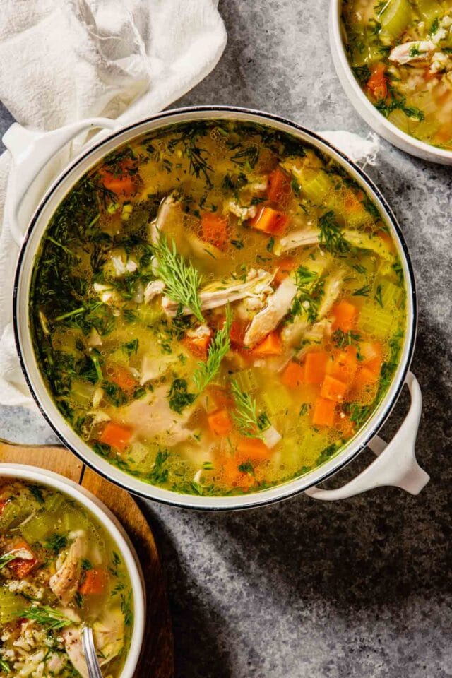 Easy Chicken and Rice Soup Healthy Seasonal Recipes