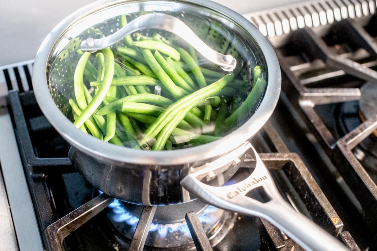 how to steam green beans