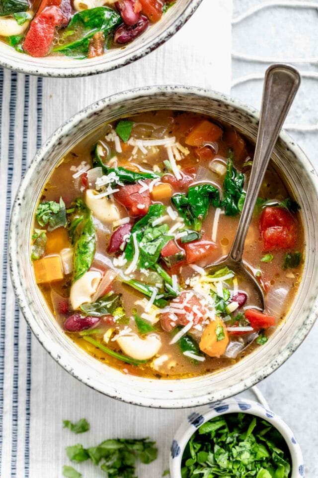 Instant Pot Minestrone Soup - Healthy Seasonal Recipes
