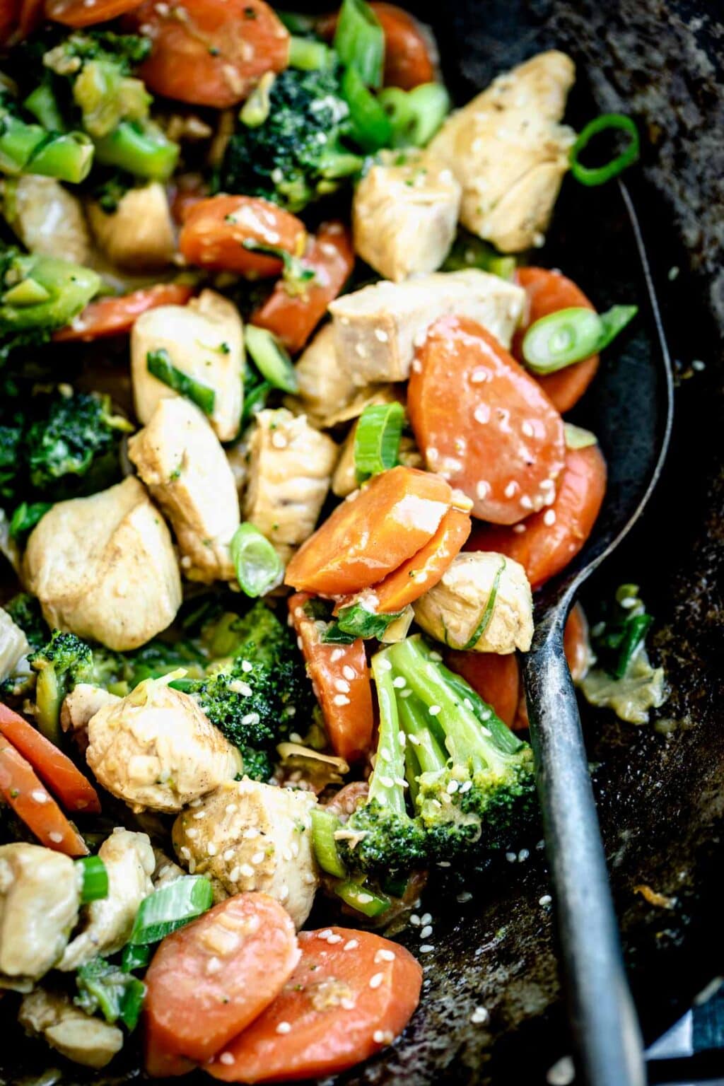 Healthy Chicken Broccoli Stir Fry With Tahini Sauce Healthy