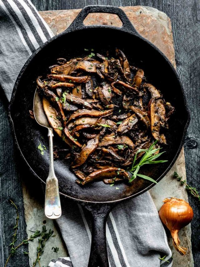 Easy Sautéed Portobello Mushrooms Healthy Seasonal Recipes