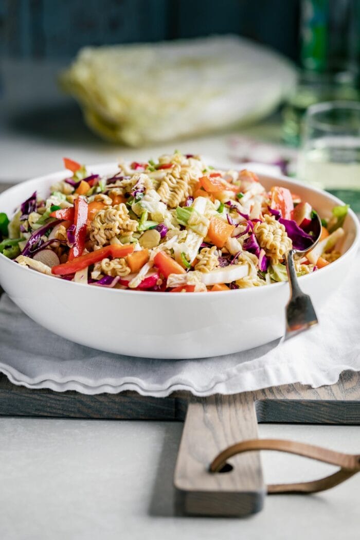 Napa Cabbage Ramen Noodle Salad Healthy Seasonal Recipes