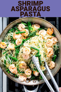 shrimp pasta with asparagus