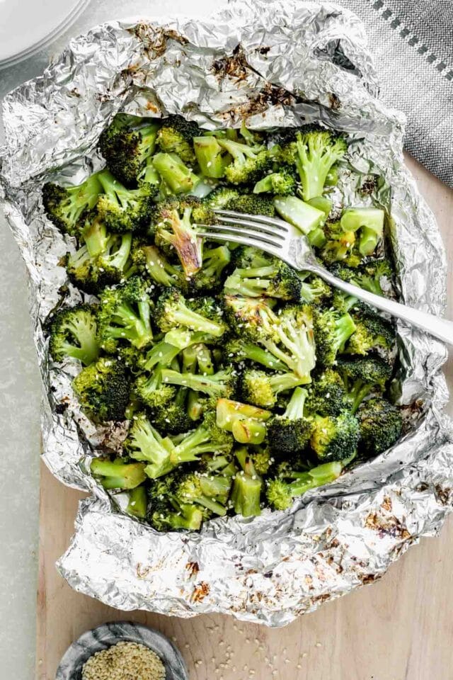 Easy Grilled Broccoli in Foil Healthy Seasonal Recipes