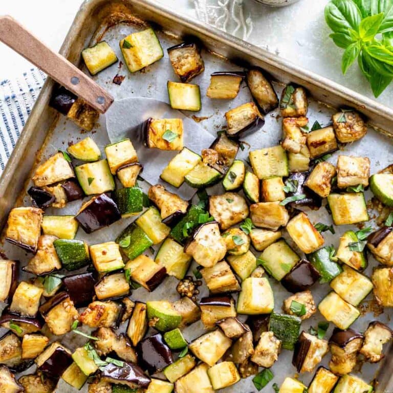 Roasted Eggplant and Zucchini Healthy Seasonal Recipes