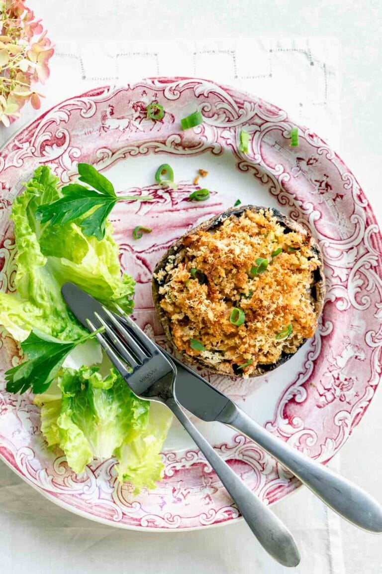 Crab Stuffed Portobello Mushrooms Domajax