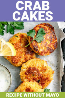healthy crab cakes without mayo