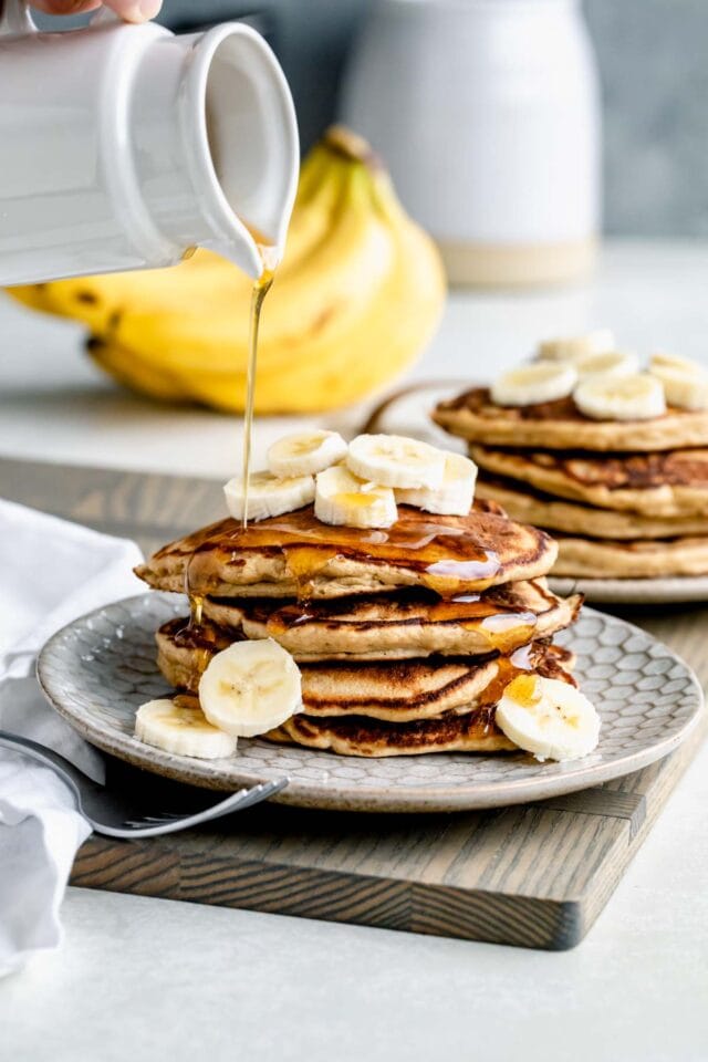 Whole Wheat Banana Pancakes Healthy Seasonal Recipes