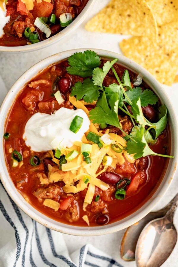 Crockpot Ground Turkey Chili Healthy Seasonal Recipes