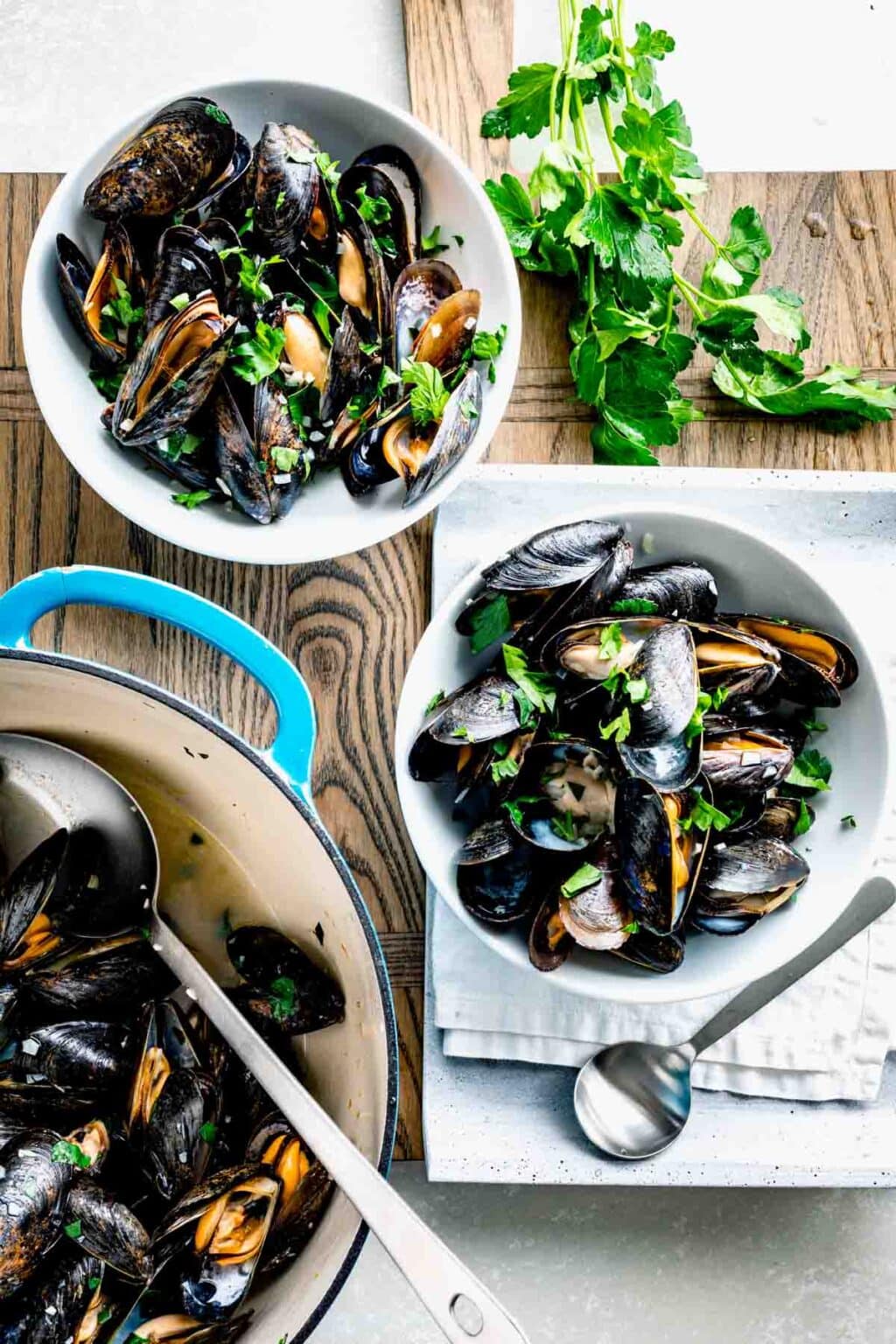 Simple Steamed Mussels with Garlic Healthy Seasonal Recipes