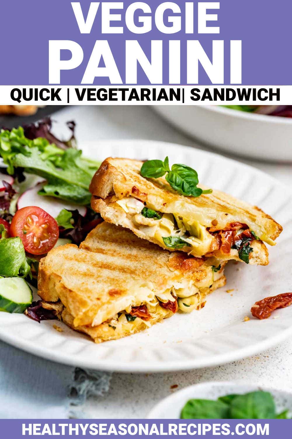 Veggie Panini (Vegetarian) Healthy Seasonal Recipes