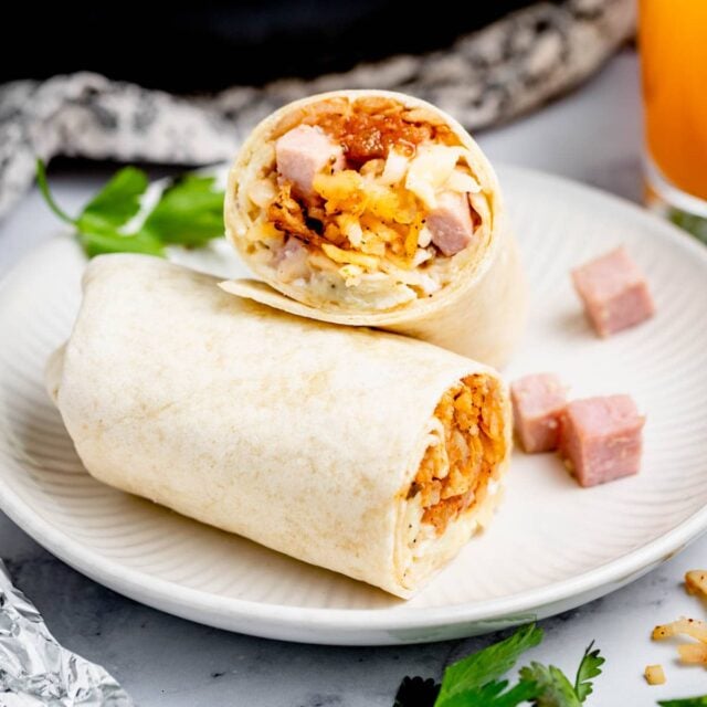 Ham Breakfast Burrito All American Holiday