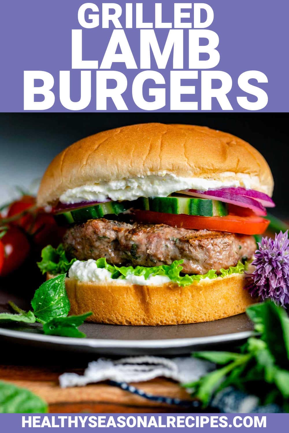 Garlic Herb Lamb Burgers Healthy Seasonal Recipes