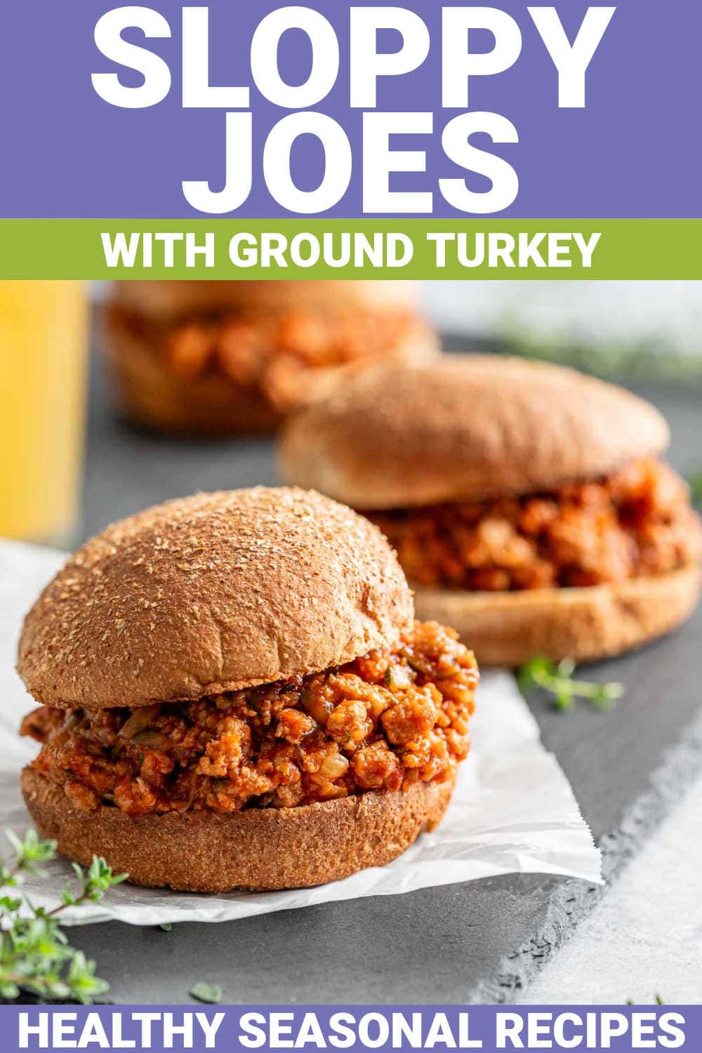 Ground Turkey Sloppy Joes Healthy Seasonal Recipes