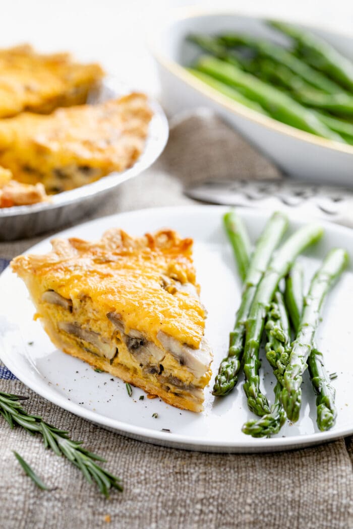 Easy Mushroom Quiche Recipe - Healthy Seasonal Recipes