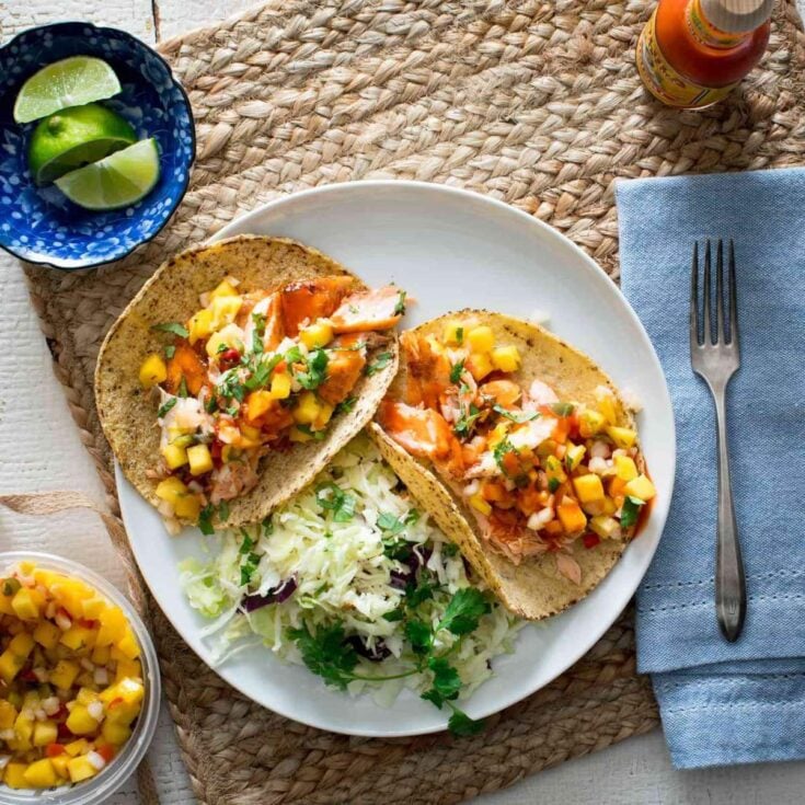 Image for Salmon Tacos with Pineapple Salsa