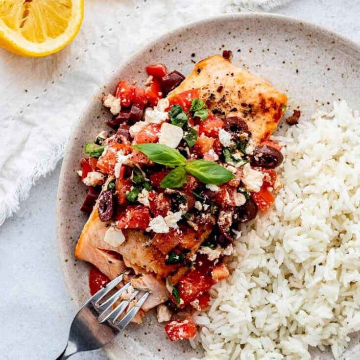 Image for Best Mediterranean Salmon Recipe