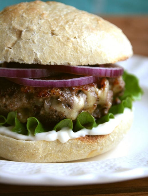 portobello and swiss beef burgers Healthy Seasonal Recipes
